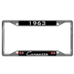 Corvette 4 hole Chrome License frame